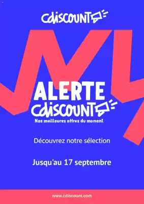 Catalogue Cdiscount (valable jusqu'au 17-09)