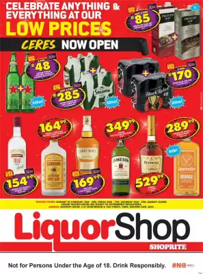 Shoprite Liquor catalogue (valid until 21-09)