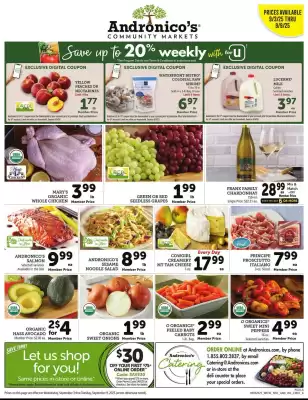 Andronico's weekly ad (valid until 9-09)