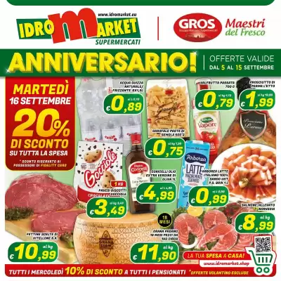 Volantino Idromarket (valido fino al 15-09)