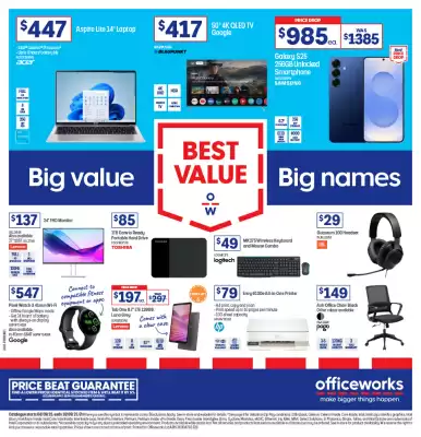 Officeworks catalogue (valid until 18-09)