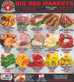 Big Red Markets flyer week 36 Page 1