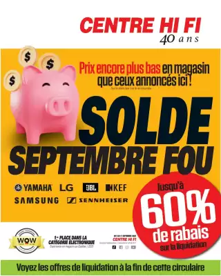 Centre Hi-Fi flyer (valid until 11-09)