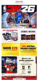 EB Games flyer week 36 Page 1