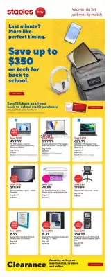 Staples flyer