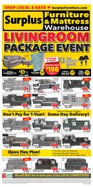 Surplus Furniture flyer week 36 Page 1