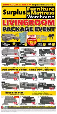 Surplus Furniture flyer