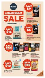 Total Pet flyer week 36 Page 1