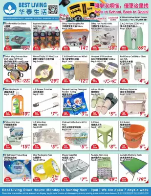 Best Living flyer (valid until 11-09)