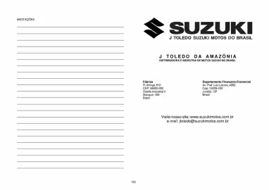 Catálogo Suzuki Motos Página 138