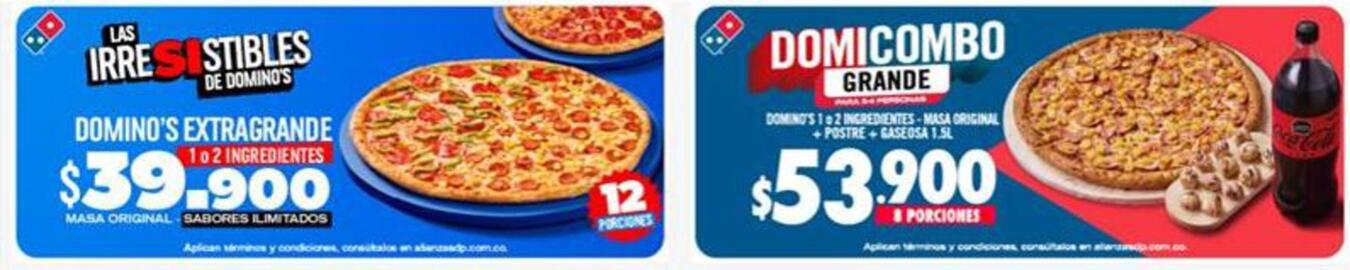 Catálogo Domino's Pizza Página 1