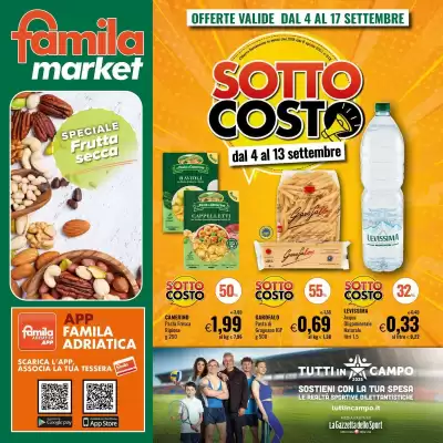 Volantino Famila Market (valido fino al 17-09)