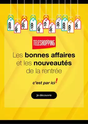 Catalogue Teleshopping (valable jusqu'au 30-09)