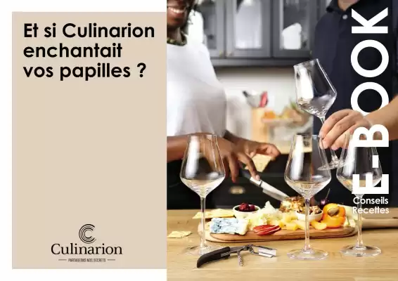 Catalogue Culinarion (valable jusqu'au 30-09)