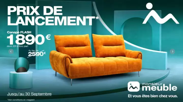 Catalogue monsieur meuble (valable jusqu'au 30-09)
