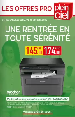 Catalogue Plein ciel (valable jusqu'au 18-10)