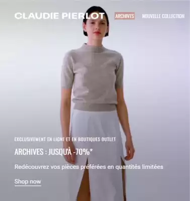 Catalogue Claudie Pierlot (valable jusqu'au 18-09)