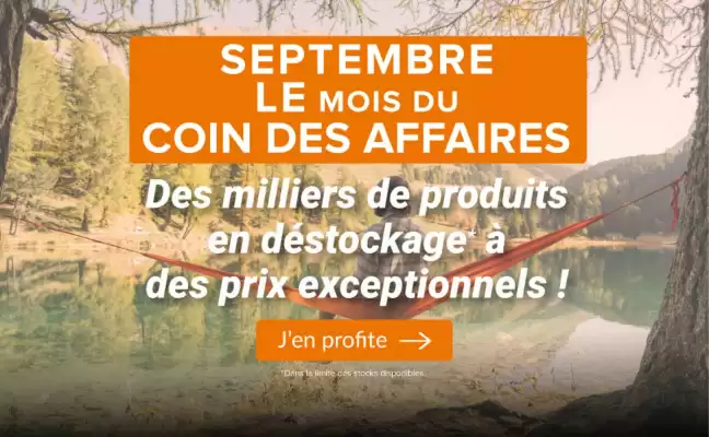 Catalogue Au vieux campeur (valable jusqu'au 30-09)
