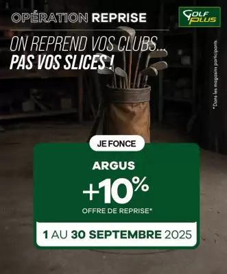 Catalogue Golf Plus (valable jusqu'au 30-09)