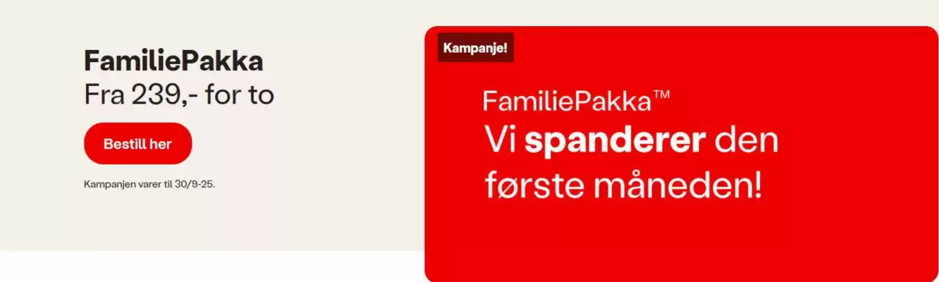 OneCall kundeavis (gyldig til 30-09)