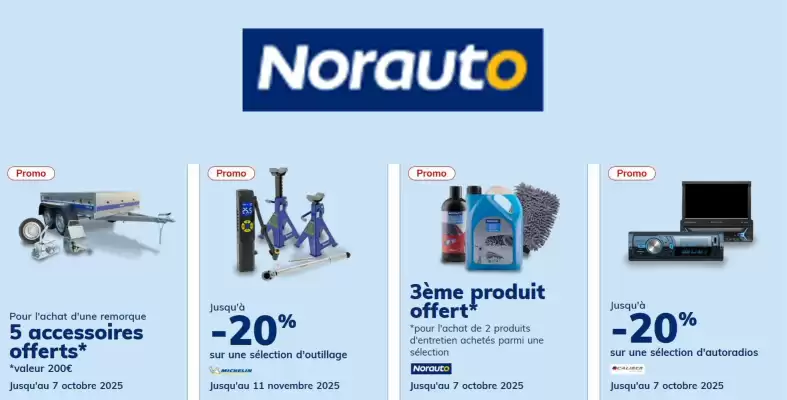 Catalogue Norauto (valable jusqu'au 11-11)