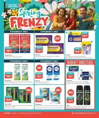 Your Local Pharmacy catalogue (valid until 24-09)