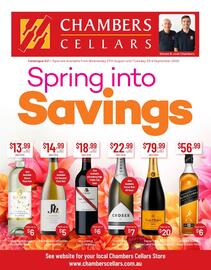 Chambers Cellars catalogue Page 1