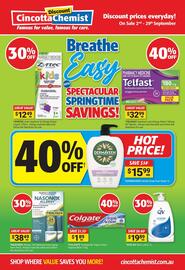 Cincotta Chemist catalogue Page 1