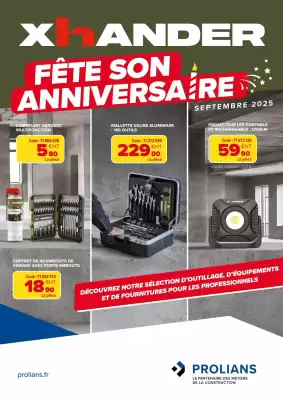 Catalogue Prolians (valable jusqu'au 30-09)