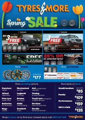 Tyres & More catalogue (valid until 30-09)
