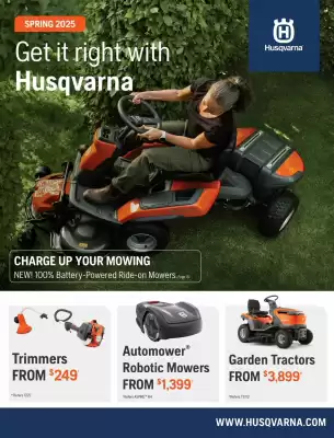 Husqvarna catalogue (valid until 30-11)