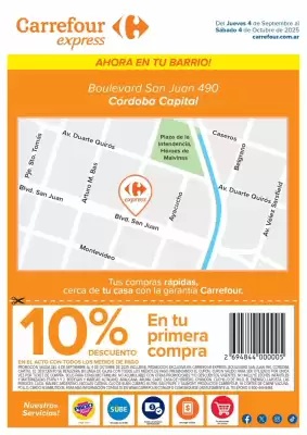 Folleto Carrefour Express (válido hasta 4-10)