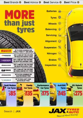Jax Tyres catalogue (valid until 30-09)