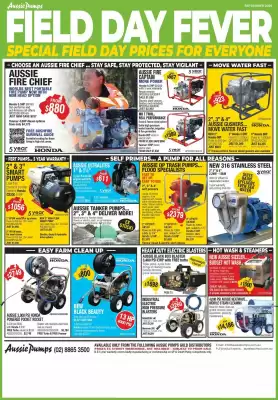 Aussie Pumps catalogue (valid until 30-09)