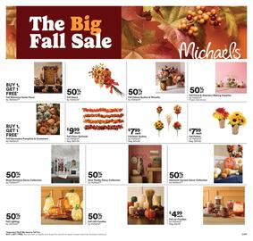 Michaels flyer week 36 Page 1