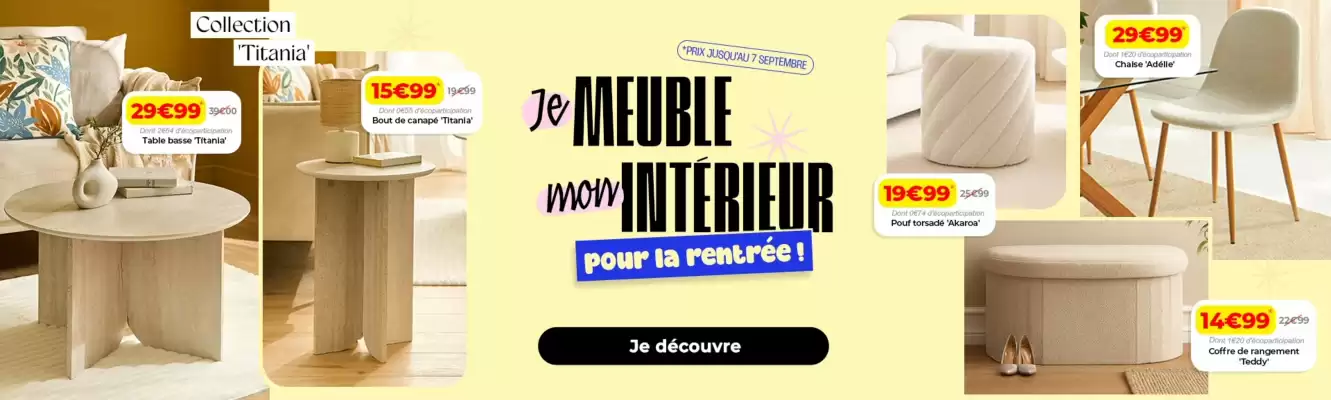 Catalogue L'incroyable (valable jusqu'au 7-09)