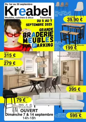 Catalogue KREABEL (valable jusqu'au 30-09)