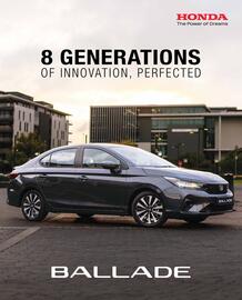 Honda catalogue Page 1