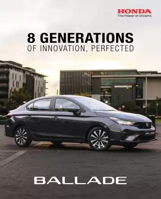 Honda catalogue (valid until 31-12)