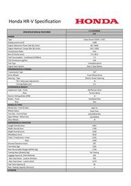 Honda catalogue Page 1
