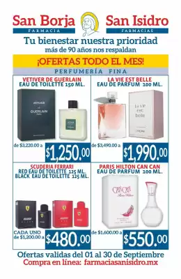 Catálogo Farmacias San Isidro y San Borja (válido hasta 30-09)