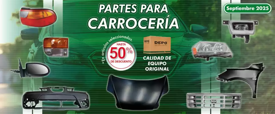 Catálogo Refaccionaria California (válido hasta 30-09)