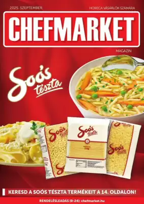 Chef Market akciós újság (érvényes eddig: 30-09)