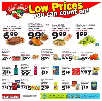 Hannaford flyer (valid until 13-09)