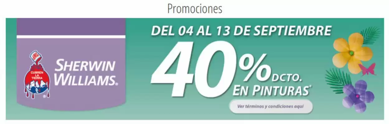 Catálogo Sherwin Williams (válido hasta 13-09)