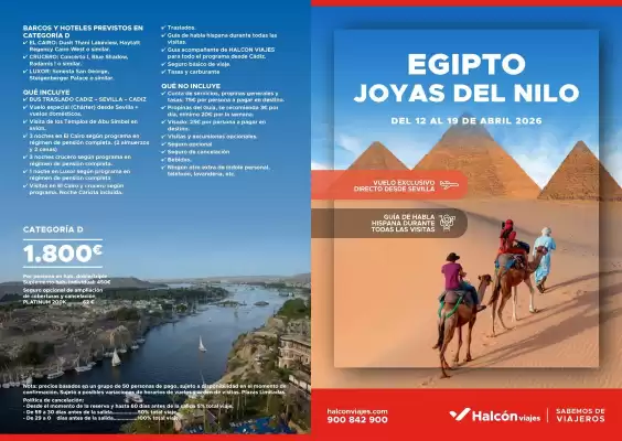 Folleto Halcón Viajes (válido hasta el 19-04)