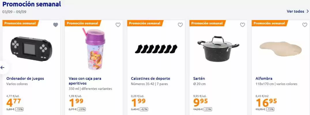 Catálogo Action (válido hasta el 9-09)