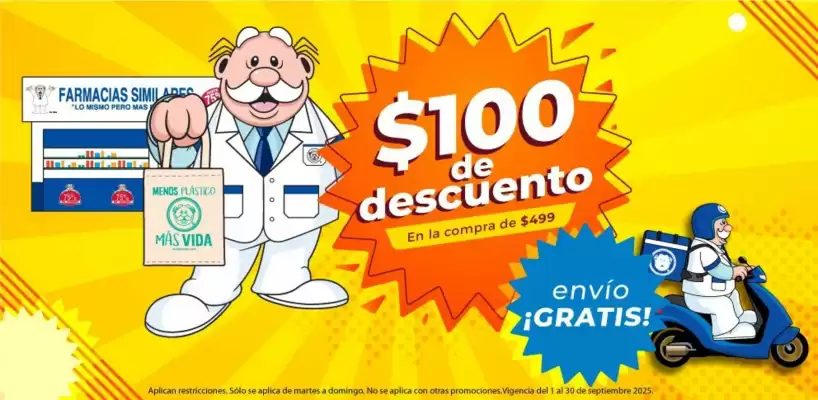 Catálogo Farmacias Similares (válido hasta 30-09)