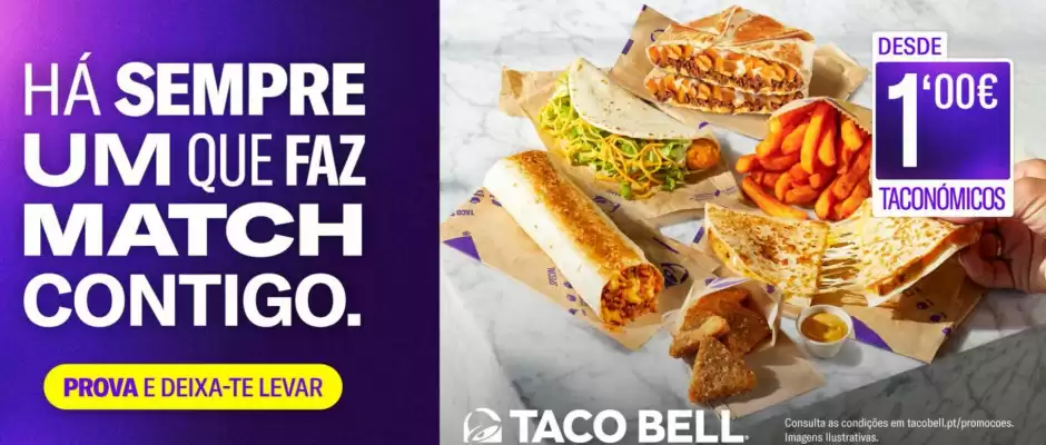 Folheto Taco Bell (válido até 30-09)