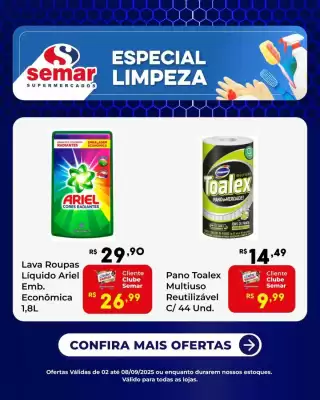 Folheto Semar Supermercado (válido até 8-09)